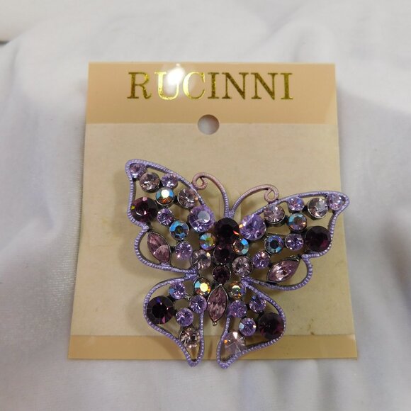 Ladies Rucinni Brooch - Picture 2 of 2